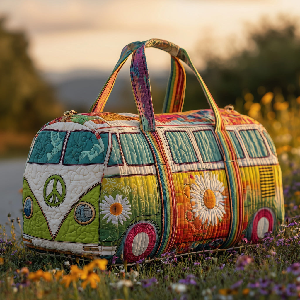 Meadow Peace Van quilted weekend bag – meadow peace van