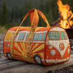 Sunrise Van quilted weekend bag – sunburst van