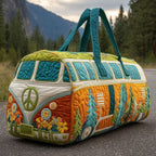 Autumn Woods Van quilted weekend bag – autumn woods van