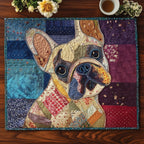 Patchwork French Bulldog quilted placemats – patchwork French bulldog