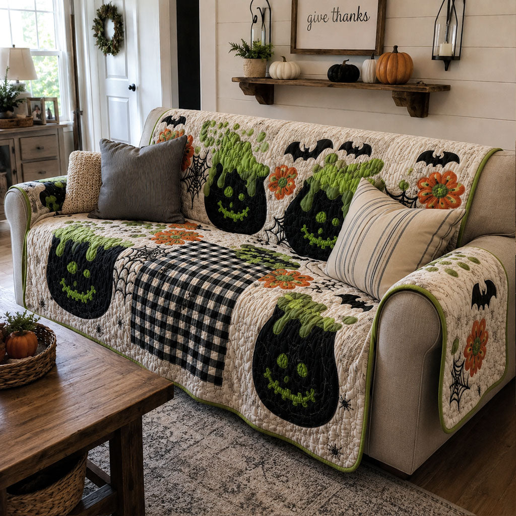 Quilted Sofa Cover - Ghostly Potions