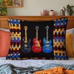 Quilted Pillowcase - Guitar Trio – view 2