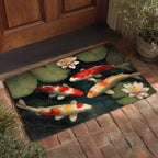 Harmony Koi doormat – koi among lilies