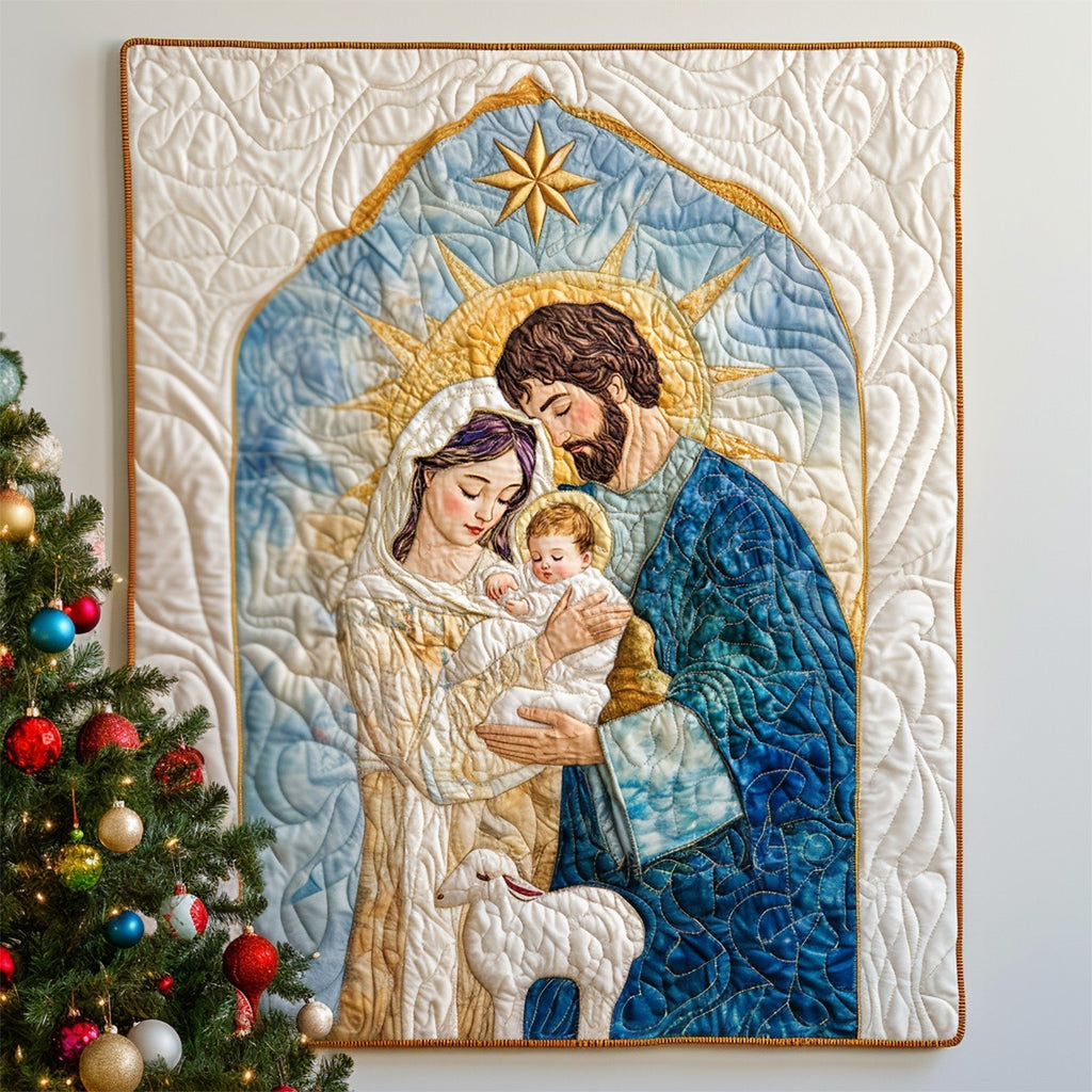 Holy Family Arch art quilt – holy Family arch
