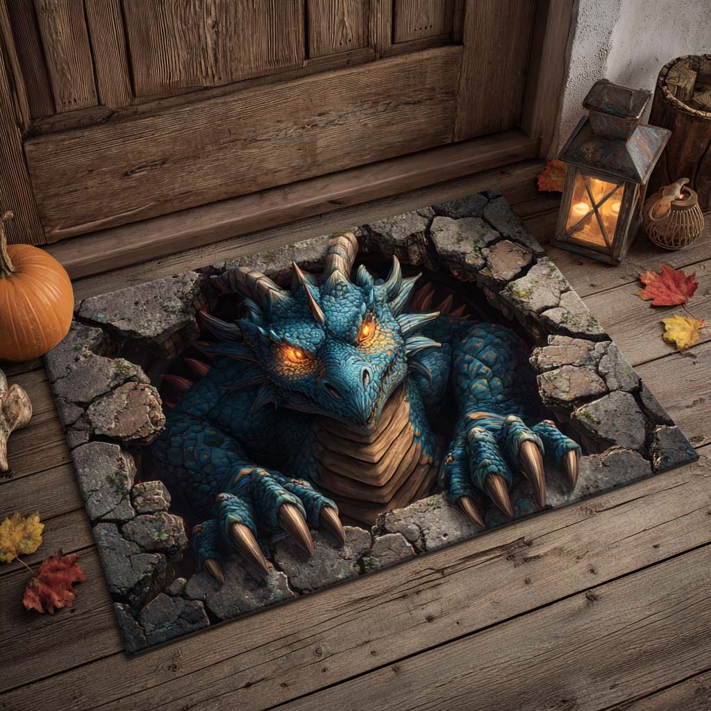 Infernohide Protector doormat – dragon through floor