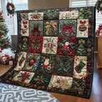 Quilted Throw - Christmas Patchwork – view 2