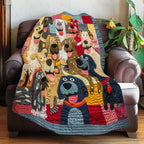 Quilted Throw - Happy Dogs – view 6