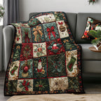 Quilted Throw - Christmas Patchwork – view 4