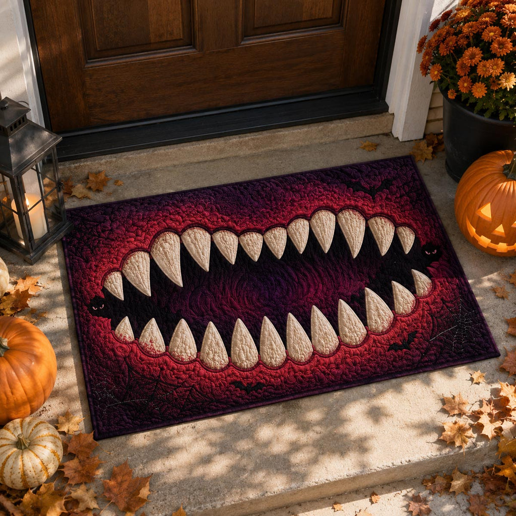 Monster Maw doormat – fanged monster mouth