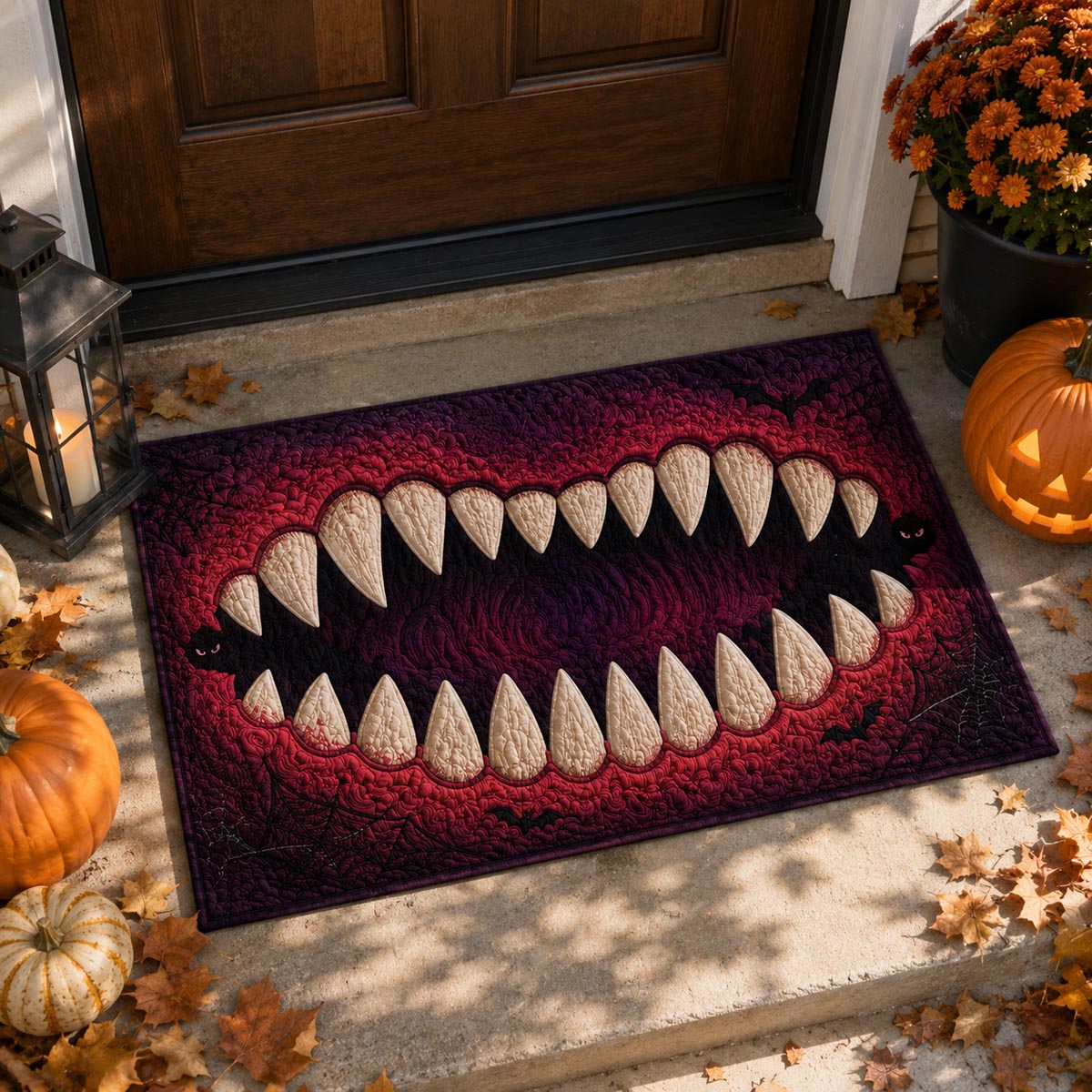 Monster Maw doormat – fanged monster mouth