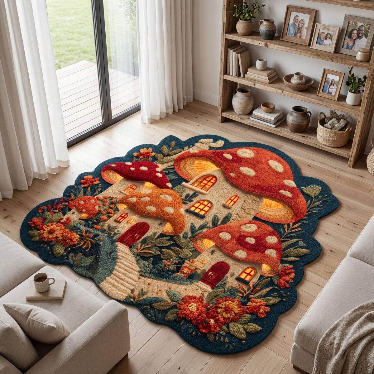 Mystic Grove shaped rug – toadstool cottage