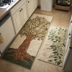 Deep Roots kitchen mat set – tree with roots