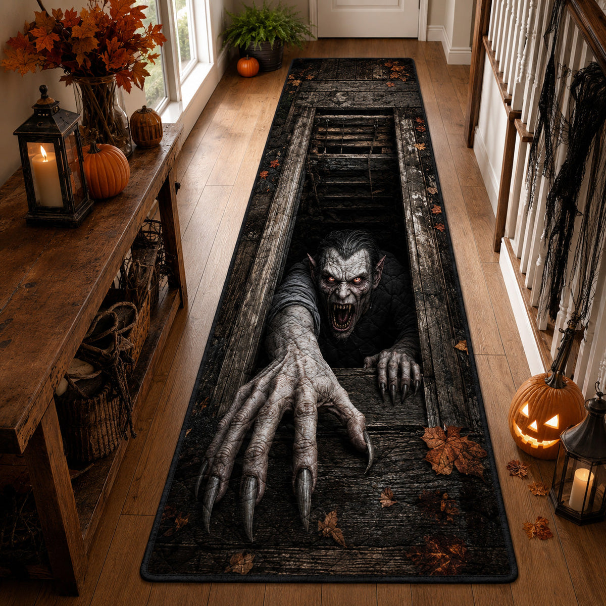 Hallway Runner Rug - Skeleton Crawl – view 5