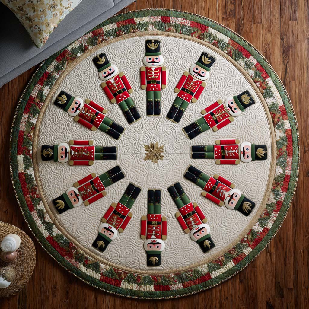 Nutcracker Ring round rug – ring of nutcrackers