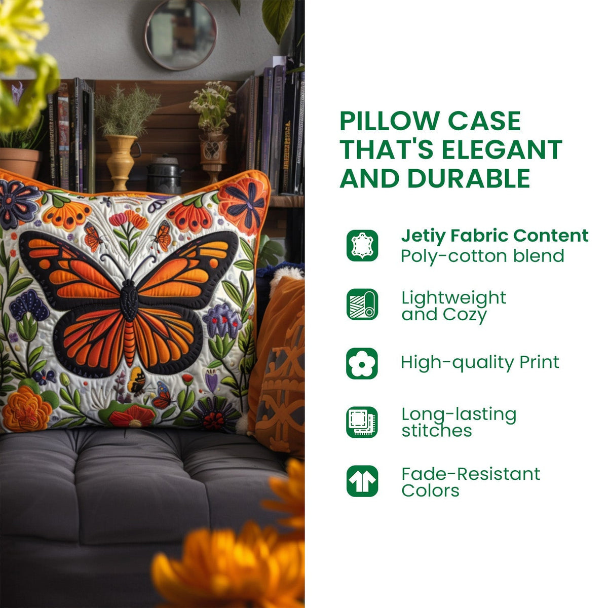 Care instructions – Quilted Pillowcase - Haunted Hill