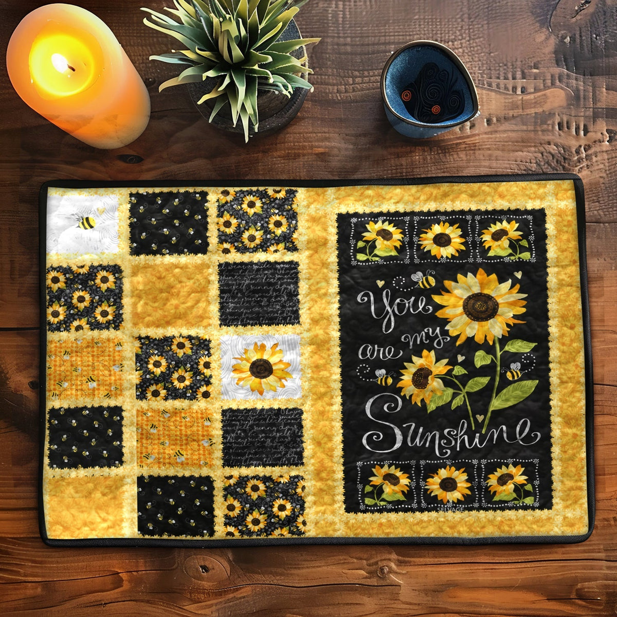Quilted Placemats - You Are My Sunshine – view 3