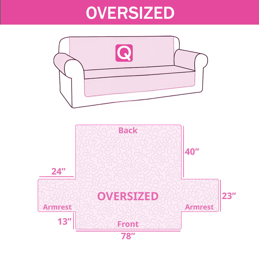 Quilted Sofa Cover - Heritage Patchwork