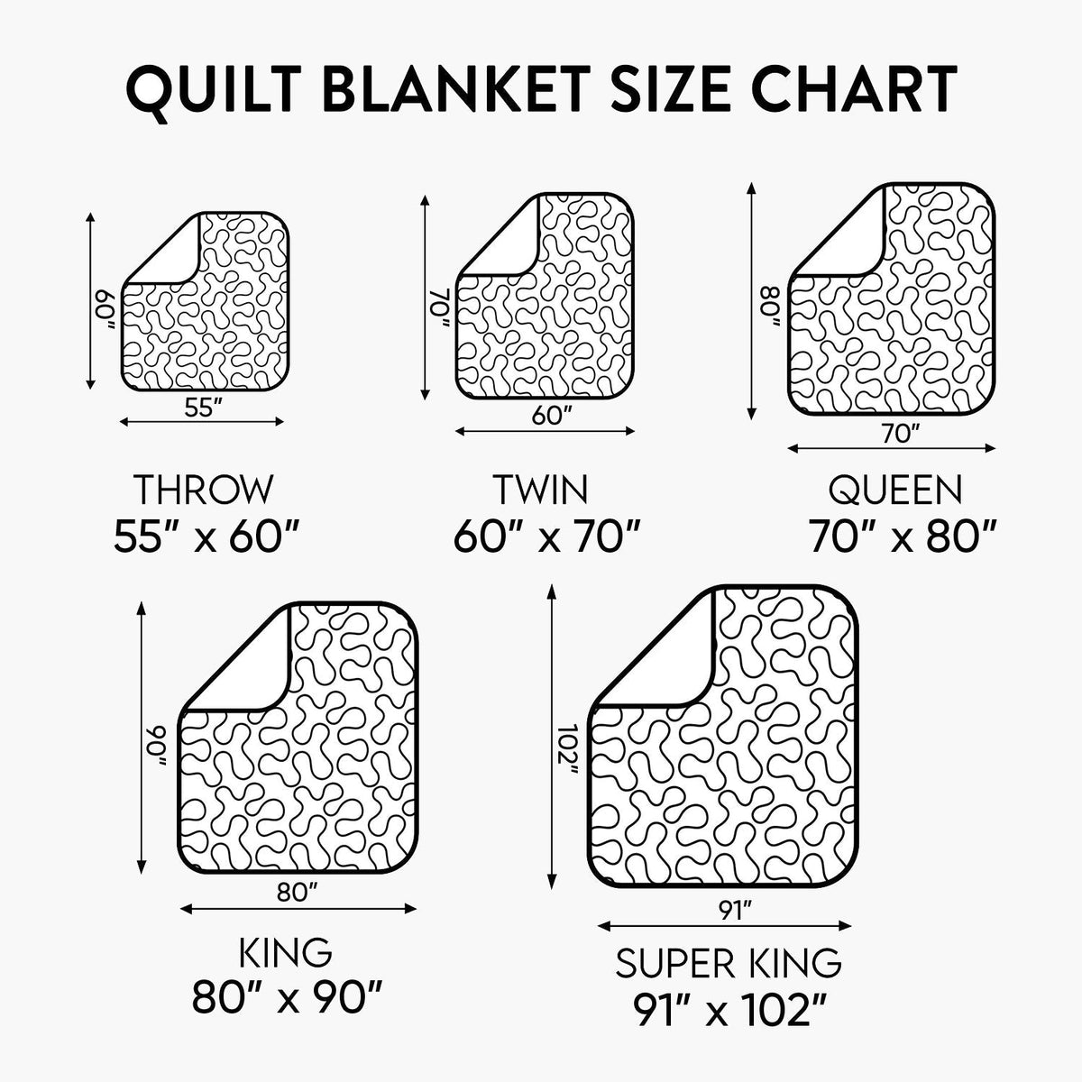 Size guide – Art Quilt - Flamingo Party