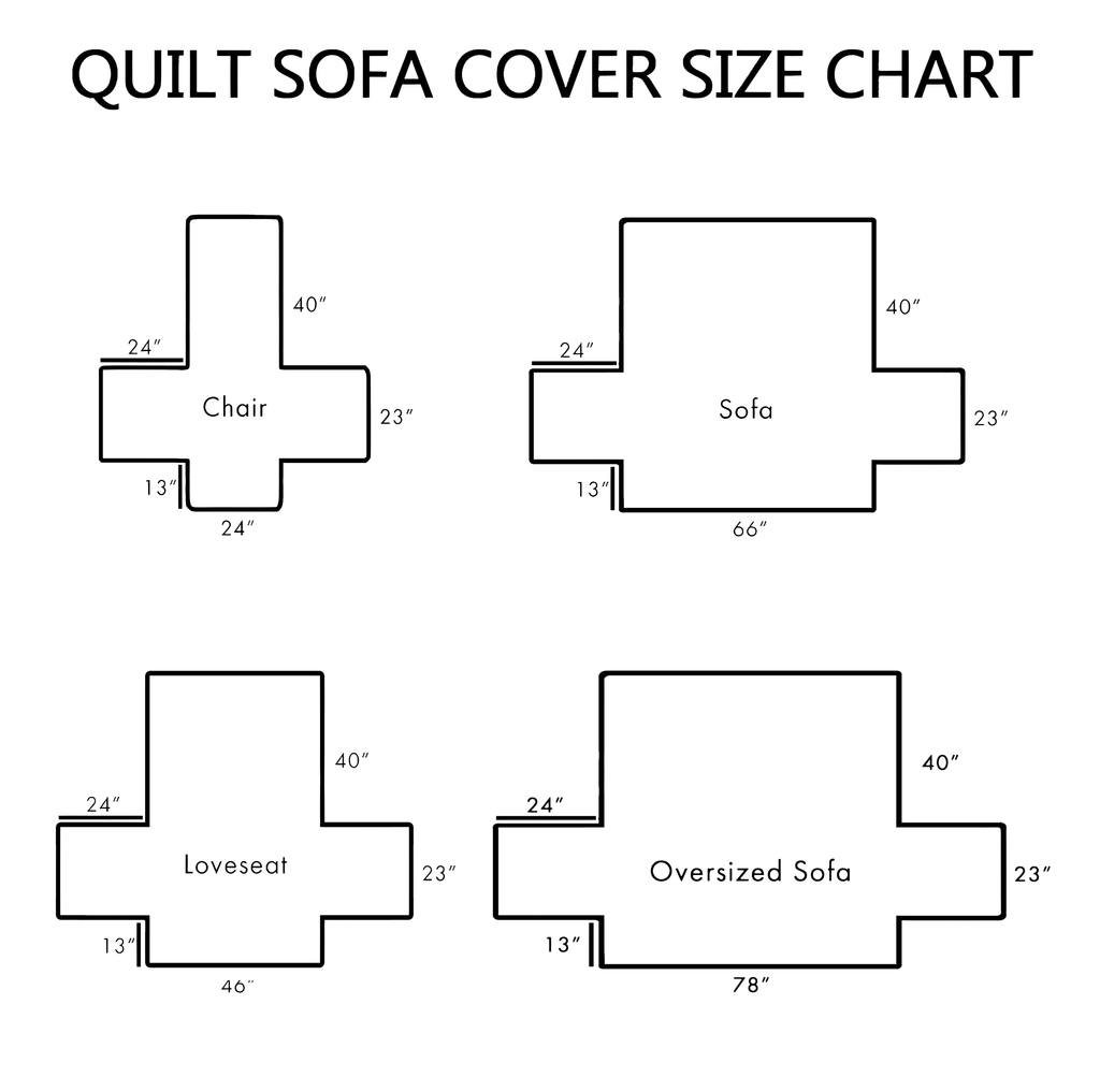 Quilted Sofa Cover - Seasons of Life