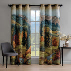 Rolling Hills Valley quilted curtains – rolling hills and pines