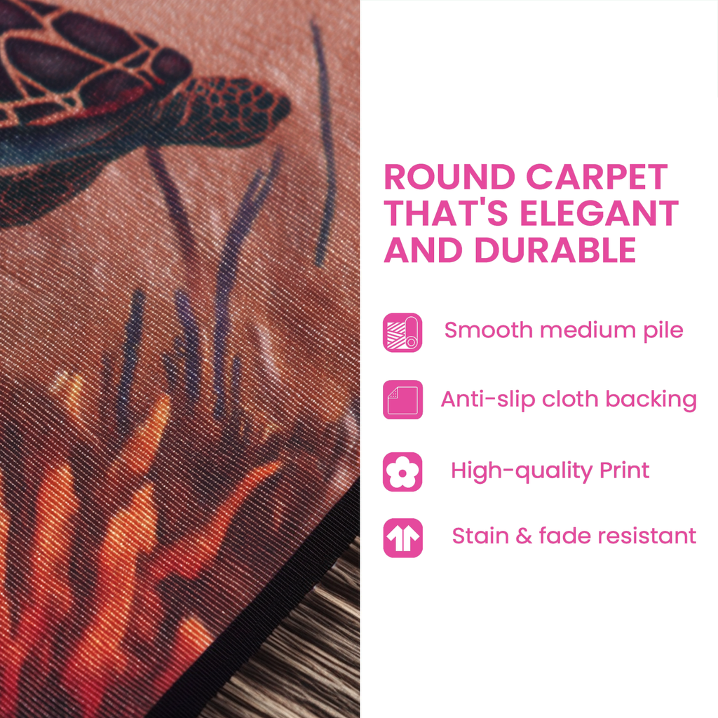 Care instructions – Round Rug - Gnome Under Lights