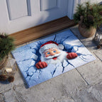 Santa Ice Crack doormat – santa through ice