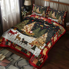3-Piece Quilted Bedspread Set - Santa's Night Ride – view 2