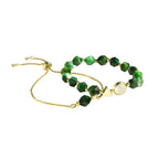 Bracelet Set - Green Gemstone