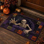Skeleton Escape doormat – skeleton crawling out