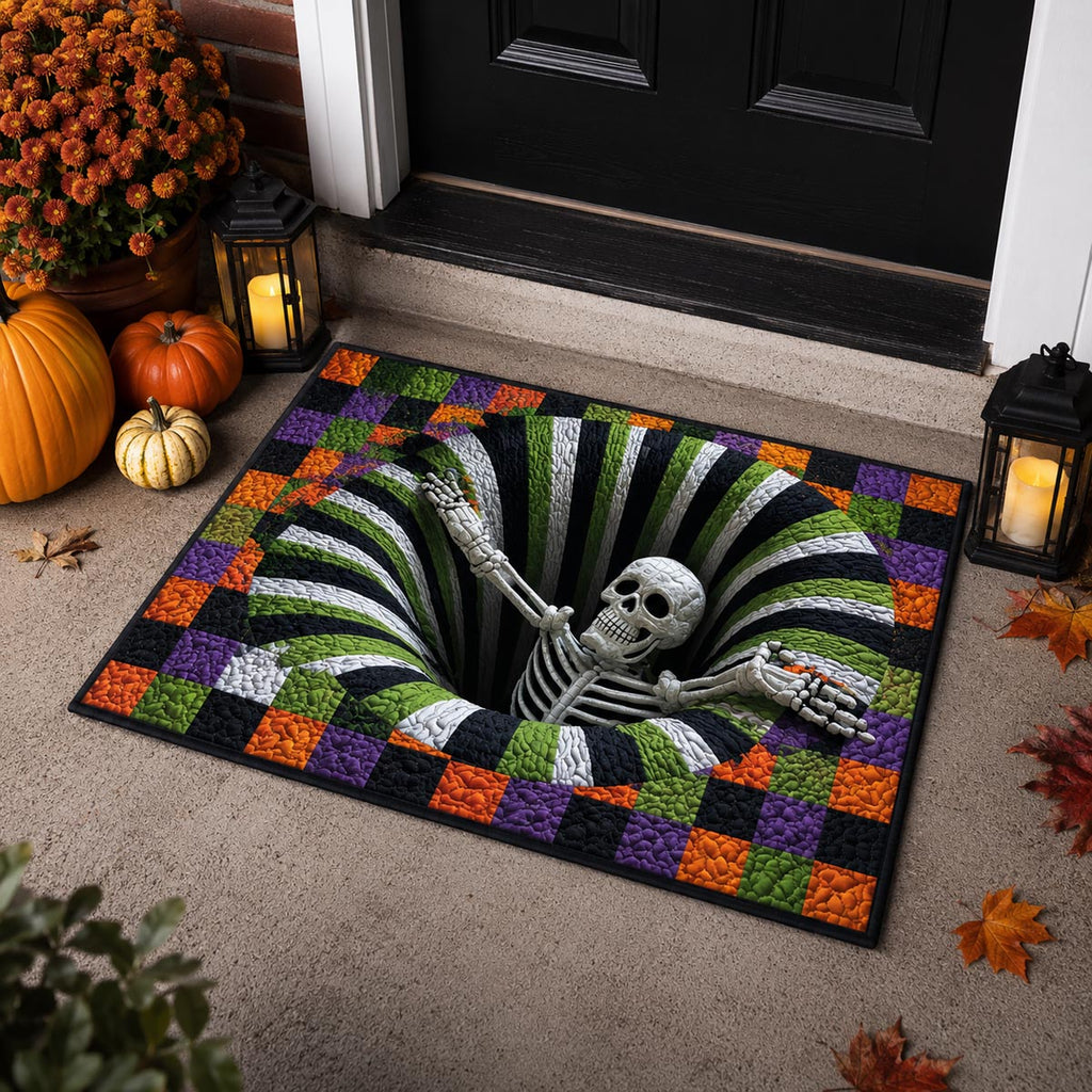 Skeleton Vortex doormat – skeleton in vortex
