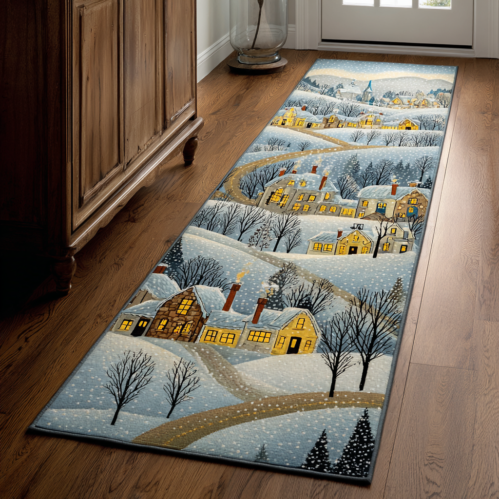 Snowy Hills hallway runner – snowy hills village