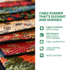 Quilted Table Runner - Rooster Rally – view 3