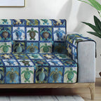 Quilted Sofa Cover - Turtle Squares – view 2