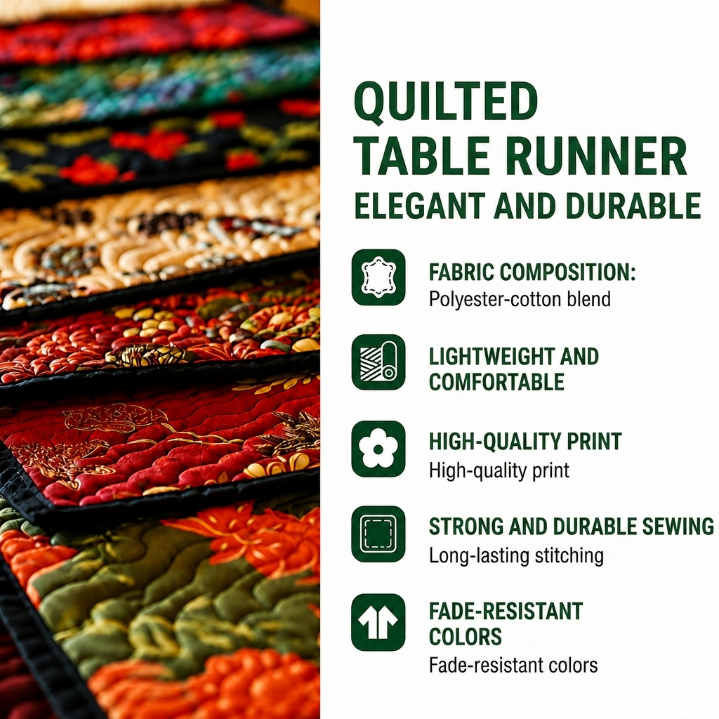 Quilted Placemats - Harvest Feast Turkey – view 3