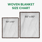 Size guide – Woven Sofa Throw - Daisy Dragon Books