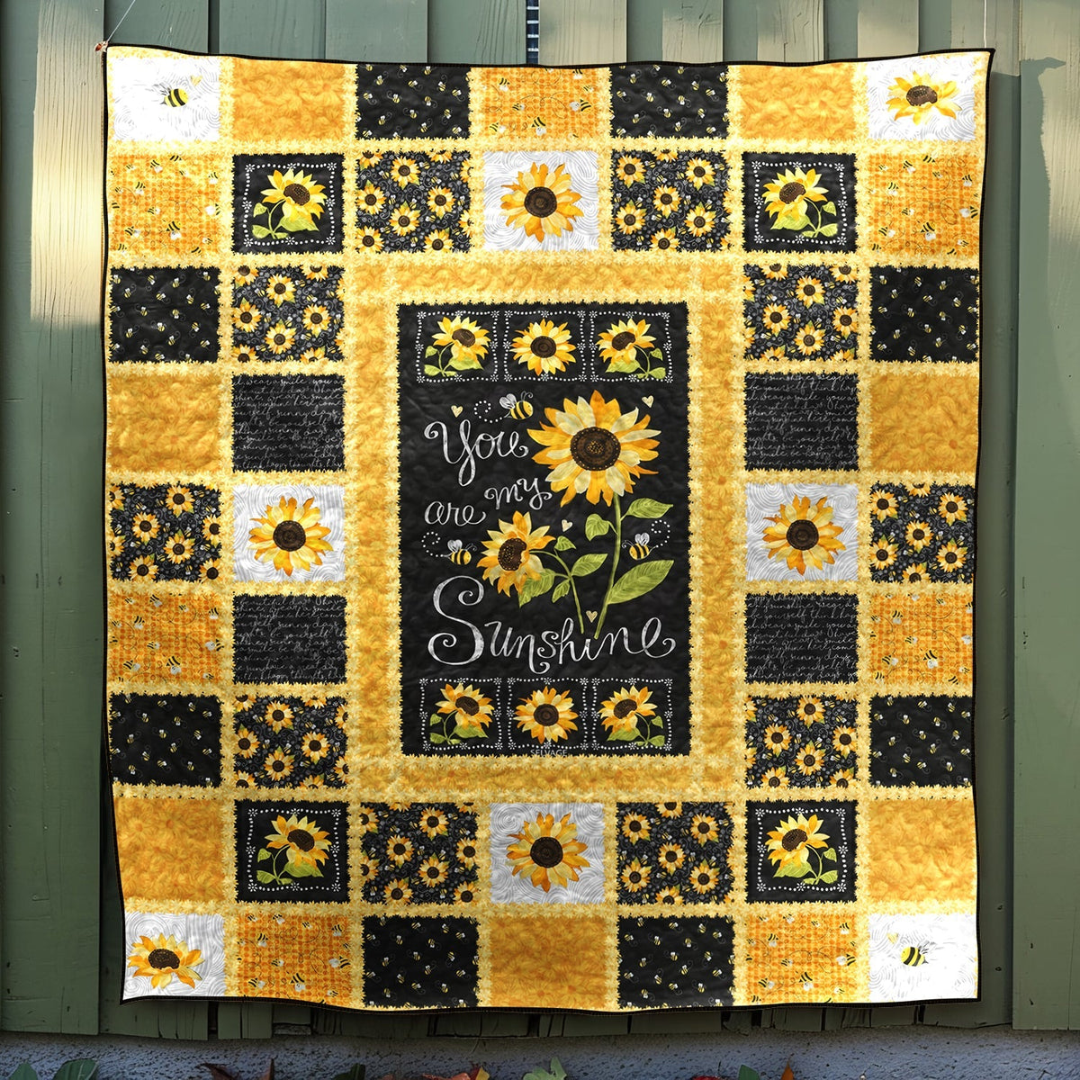 Quilted Throw - You Are My Sunshine – view 2