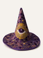 Mystic Eye quilted witch hat – golden eye