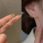 Ear Climber Earrings - Crystal Claw