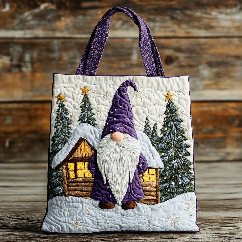 Gnome Warm Light quilted tote bag – gnome by cabin