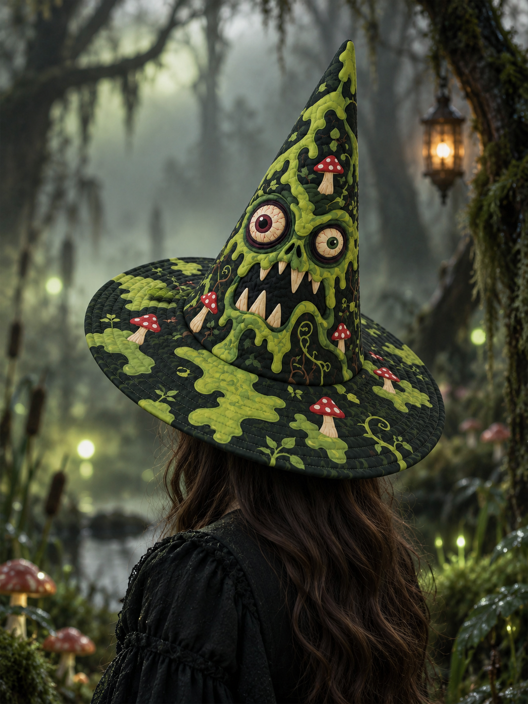 Quilted Witch Hat - Slime Monster – view 3