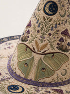 Quilted Witch Hat - Luna Moth Botanical – view 4