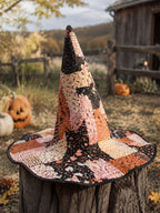 Quilted Witch Hat - Patchwork Ghosts – view 3