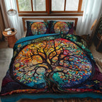 3-Piece Quilted Bedspread Set - Mosaic Tree of Life – view 2