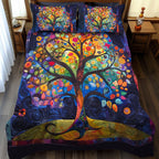 3-Piece Quilted Bedspread Set - Jewelled Tree of Life – view 2