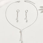 Necklace & Earrings Set - Hearts