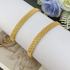 3-Piece Jewellery Set - Gold-Tone Mesh