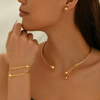 3-Piece Jewellery Set - Open Collar