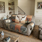 Quilted Sofa Cover - Dustland Longhorn