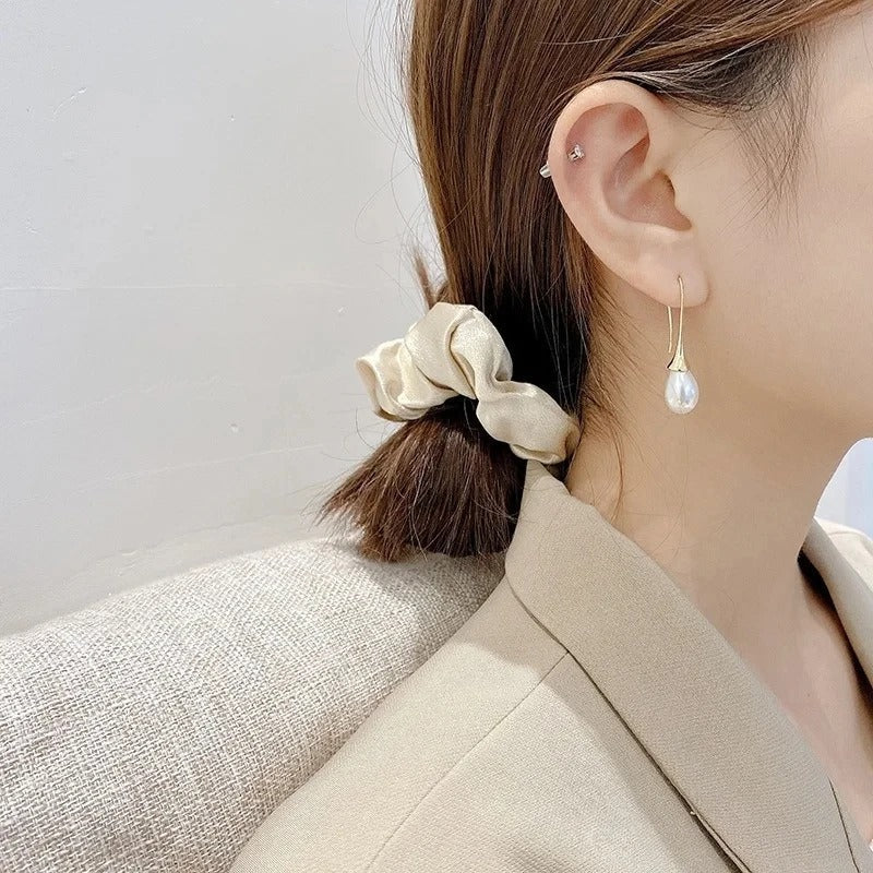 Pearl Drop Earrings - Tulip
