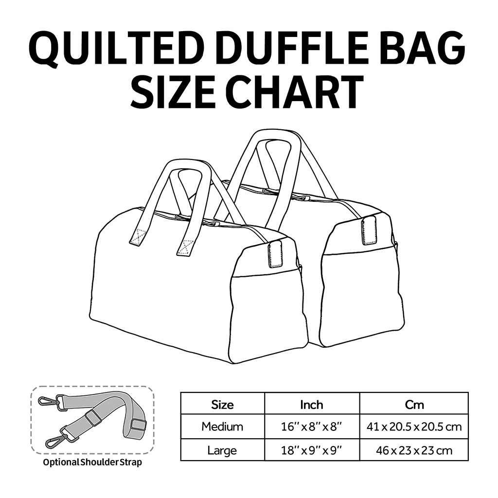 Quilted Weekend Bag - Puglet Noel – view 2
